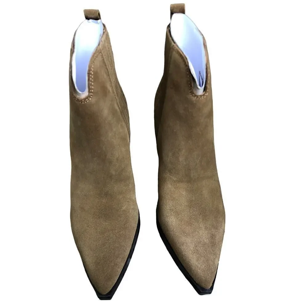 Marc Fisher Maree Bootie Brown NEW 8.5 US